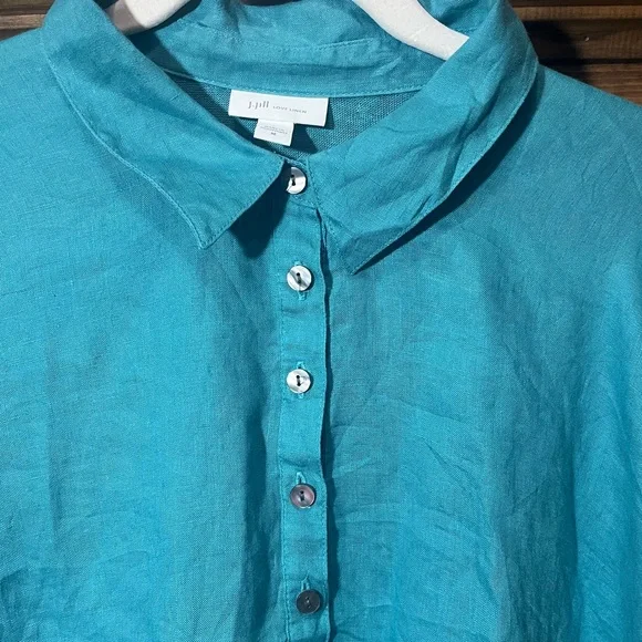 J. Jill 100% Linen Tunic Top - Picture 3 of 11